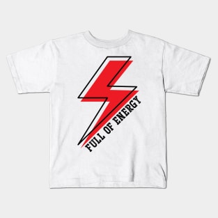 Full Of Energy v3 Kids T-Shirt